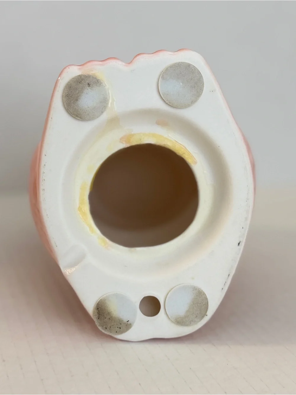 Pink Ceramic Owl Tea light Diffuser